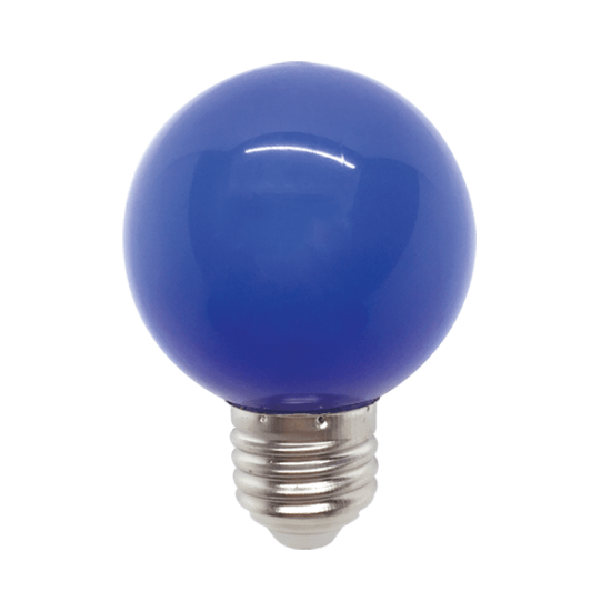 LED LAMP GLOBE G45 3W E27 230V BLUE