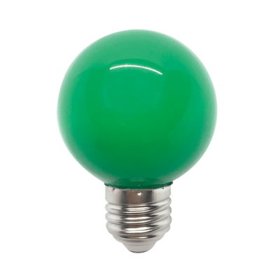LED LAMP GLOBE G45 3W E27 230V GREEN