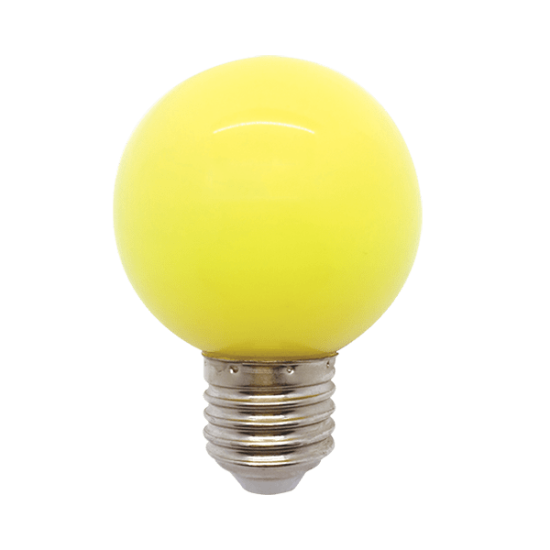 LED LAMP GLOBE G45 3W E27 230V YELLOW