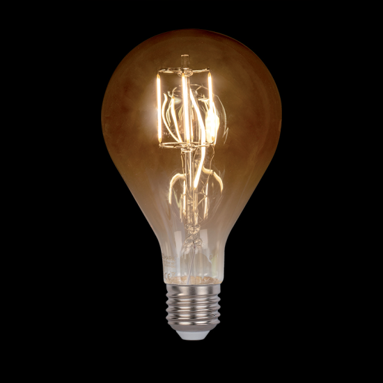 DIMMABLE LED VINTAGE LAMP 8W E27 2800-3200K D130 GOLD