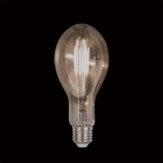 DIMMABLE LED VINTAGE LAMP 8W E27 2800-3200K D110 SMOKY