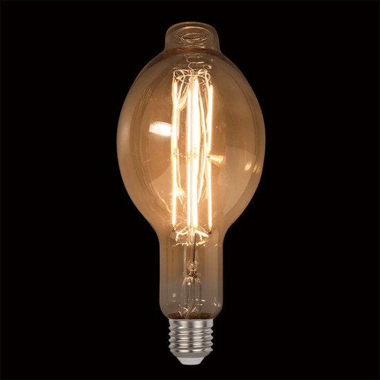 DIMMABLE LED VINTAGE LAMP 8W E27 2800-3200K D120 GOLD