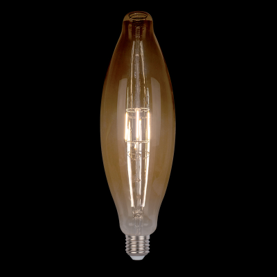 DIMMABLE LED VINTAGE LAMP 8W E27 2800-3200K D125 GOLD