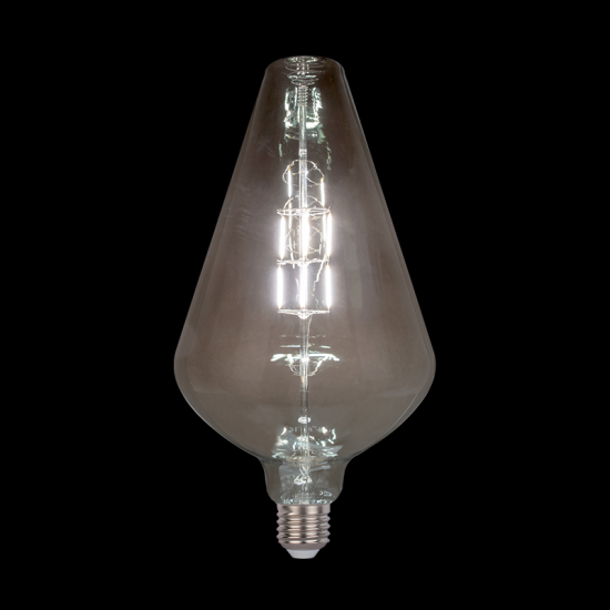 DIMMABLE LED VINTAGE LAMP 8W E27 2800-3200K D200 SMOKY