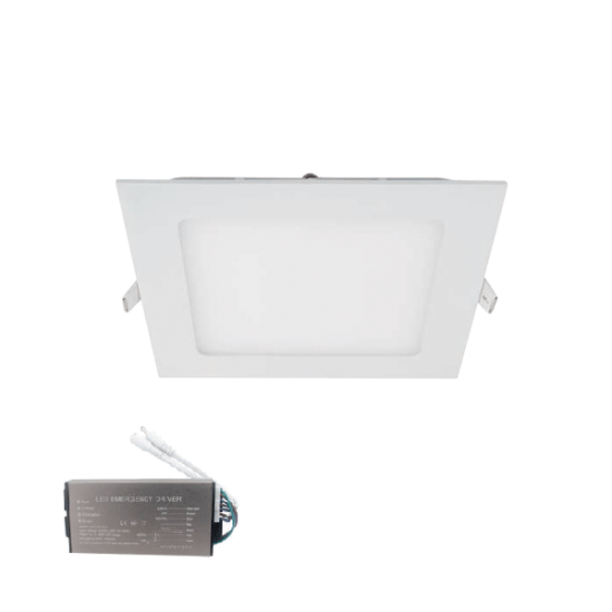 LED PANEL SQUARE 18W 6300-6500K 225X225+ EM