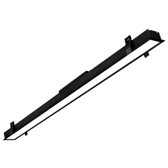 ELMARK LED PROFILE RECESSED 1500mm 50W 3000K BLACK