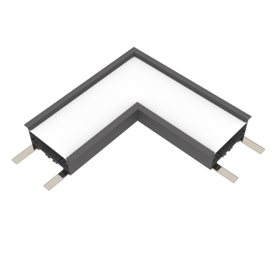 L-CONNECTOR FOR ELMARK PROFILE RECESSED 3000K BL