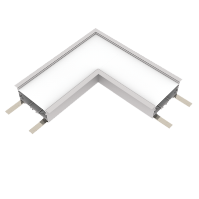 L-CONNECTOR FOR ELMARK PROFILE RECESSED 3000K WH L-CONNECTOR FOR ELMARK PROFILE RECESSED 3000K WH