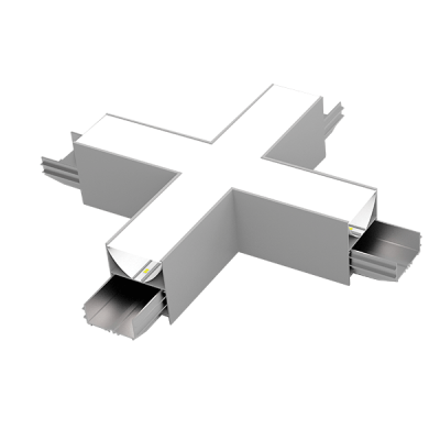 X-CONNECTOR FOR ELMARK PROFILE SURFACE 4000K WHITE X-CONNECTOR FOR ELMARK PROFILE SURFACE 4000K WHITE