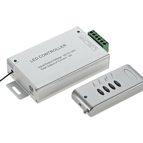 LEDRGB RF CONTROLLER FOR LED STRIP 12-24V 3X4A