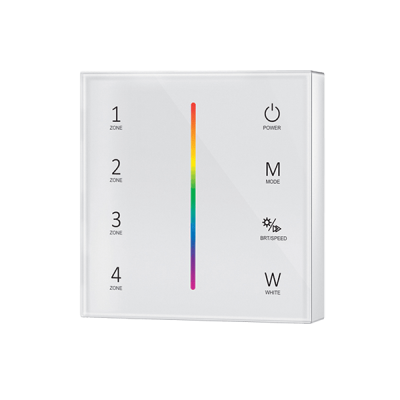 RF TOUCH FOUR CHANNEL FOUR ZONES REMOTE