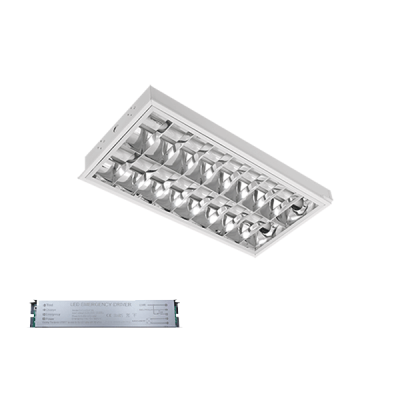 LENA WITH LED TUBES T8 STELLAR 2X9W 4000K RECCESSED + EMERGENCY LENA WITH LED TUBES T8 STELLAR 2X9W 4000K RECCESSED + EMERGENCY