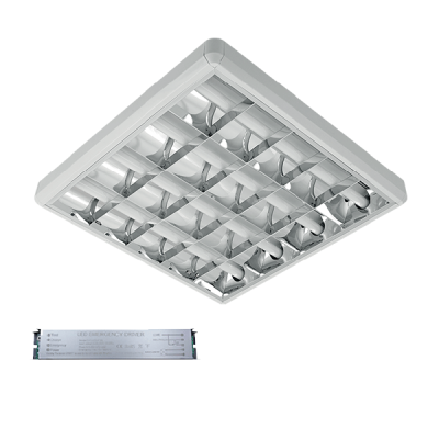 LENA WITH LED TUBES T8 STELLAR 4X9W 4000K SURFACE + EMERGENCY LENA WITH LED TUBES T8 STELLAR 4X9W 4000K SURFACE + EMERGENCY