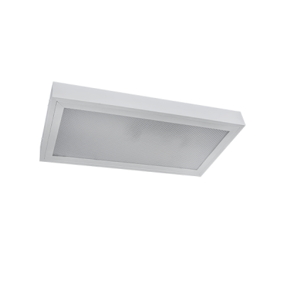 PRISMATIC WITH LED TUBES T8 STELLAR 2X9W 4000K SURFACE PRISMATIC WITH LED TUBES T8 STELLAR 2X9W 4000K SURFACE