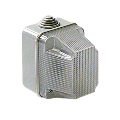 EC320 SURFACE WARNING LIGHT IP55 TRANSPARENT