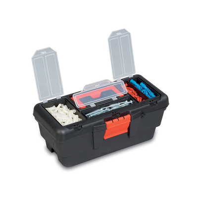 PLASTIC TOOL BOX WITH ORGANIZER 13 PLASTIC TOOL BOX WITH ORGANIZER 13