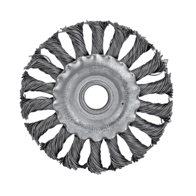 TWIST KNOT WIRE WHEEL BRUSH ANGLE GRIN D100mm TWIST KNOT WIRE WHEEL BRUSH ANGLE GRIN D100mm