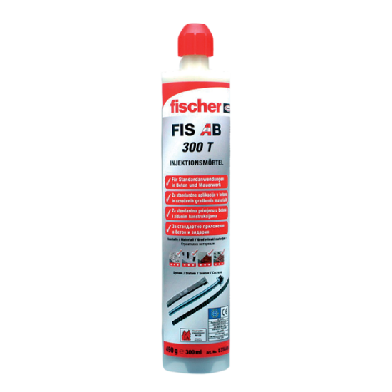 FISCHER FIS AB 300 T INJECTION MORTAR