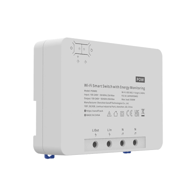 POWR3-195010 WI-FI SMART SWITCH WITH ENERGY MONITORING POWR3-195010 WI-FI SMART SWITCH WITH ENERGY MONITORING
