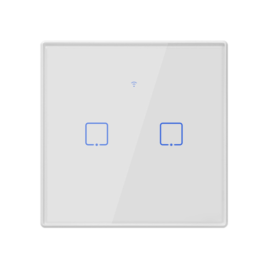 TX2-195016 WI-FI SMART SWITCH WHITE, DOUBLE EU TYPE