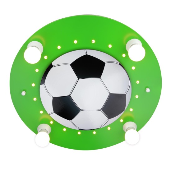 Φωτιστικό Τοίχου-Οροφής Μπάλα Ποδοσφαίρου Πράσινο Football