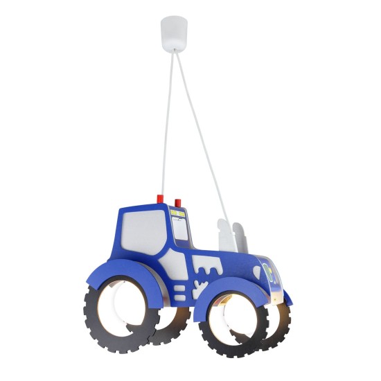 Κρεμαστό Φωτιστικό Οροφής Τρακτέρ Μπλε Traktor