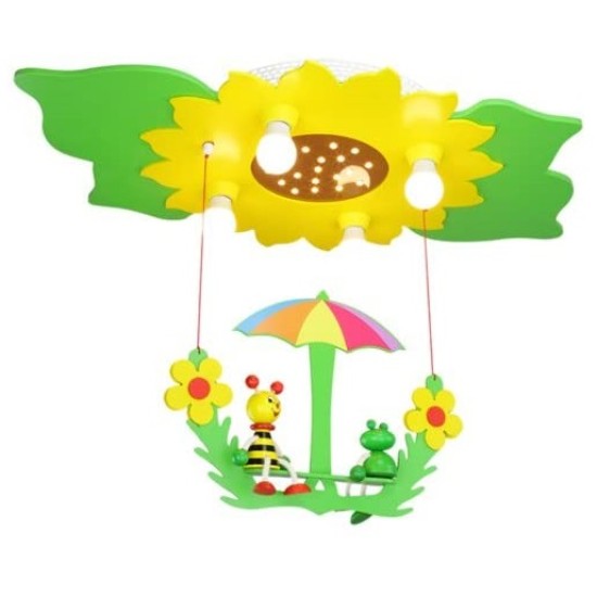 Κρεμαστό Φωτιστικό Οροφής Λουλουδι με Μέλισσα Blume Schaukel Biene und Frosch