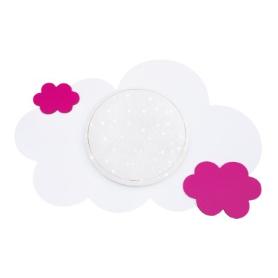 Φωτιστικό Τοίχου-Οροφής LED Σύννεφο Ροζ Cloud Starlight