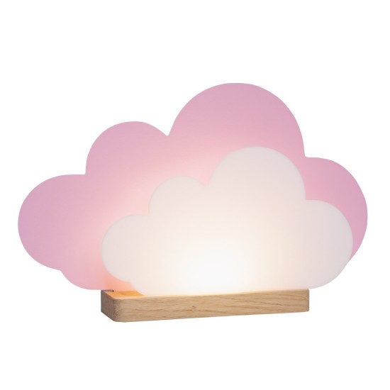 Πορτατίφ LED Σύννεφο Ροζ Cloud
