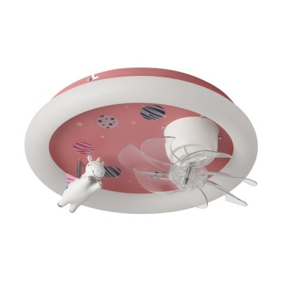 ΑΝΕΜΙΣΤΗΡΑΣ ΟΡΟΦΗΣ ΠΑΙΔΙΚΟΣ ΜΟΝΟΚΕΡΟΣ ΡΟΖ 15W ΜΕ LED ΦΩΣ 48W ΚΑΙ ΚΟΝΤΡΟΛ ΑΝΕΜΙΣΤΗΡΑΣ ΟΡΟΦΗΣ ΠΑΙΔΙΚΟΣ ΜΟΝΟΚΕΡΟΣ ΡΟΖ 15W ΜΕ LED ΦΩΣ 48W ΚΑΙ ΚΟΝΤΡΟΛ