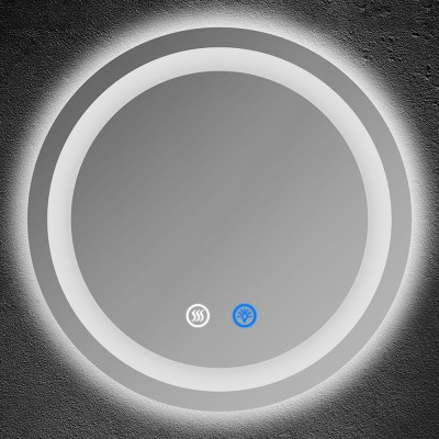 ΚΑΘΡΕΠΤΗΣ ΣΤΡΟΓΓΥΛΟΣ TOUCH LED DIMMABLE ANTIFOG  14W 1120Lm 3CCT Φ800mm ARTE ILLUMINA CIREA