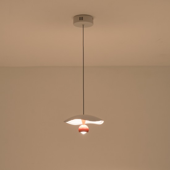 ΦΩΤΙΣΤΙΚΟ ΚΡΕΜΑΣΤΟ ΑΛΟΥΜΙΝΙO LED 8W 3000Κ 400Lm Φ230mm KOKKINO ARTE ILLUMINA ENIGMA