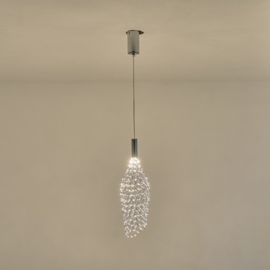 ΦΩΤΙΣΤΙΚΟ ΜΕΤΑΛΛΟ ΜΟΝΟΦΩΤΟ 6,3W 3000K 648Lm 146x1780mm ΑΣΗΜΙ ARTE ILLUMINA PERFORATO