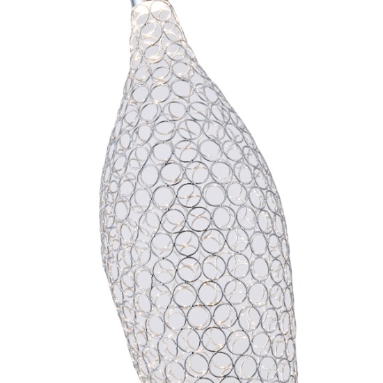 ΦΩΤΙΣΤΙΚΟ ΜΕΤΑΛΛΟ ΜΟΝΟΦΩΤΟ 6,3W 3000K 648Lm 146x1780mm ΑΣΗΜΙ ARTE ILLUMINA PERFORATO