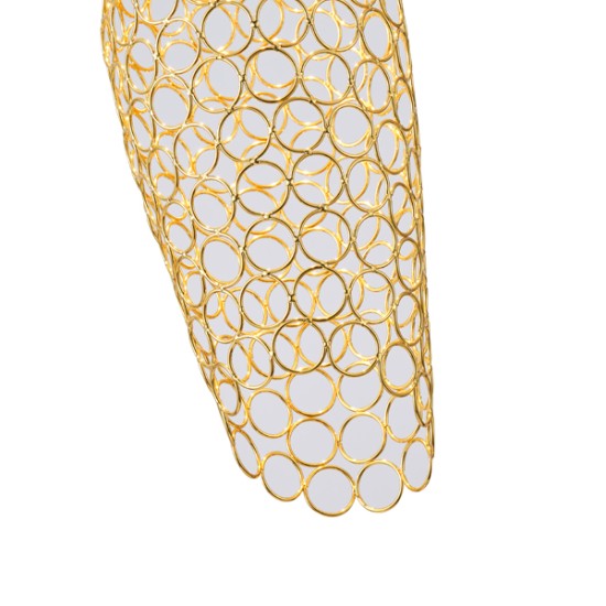 ΦΩΤΙΣΤΙΚΟ ΜΕΤΑΛΛΟ ΜΟΝΟΦΩΤΟ LED 6,3W 3000Κ 648Lm 146x1780mm ΧΡΥΣΟ ARTE ILLUMINA PERFORATO