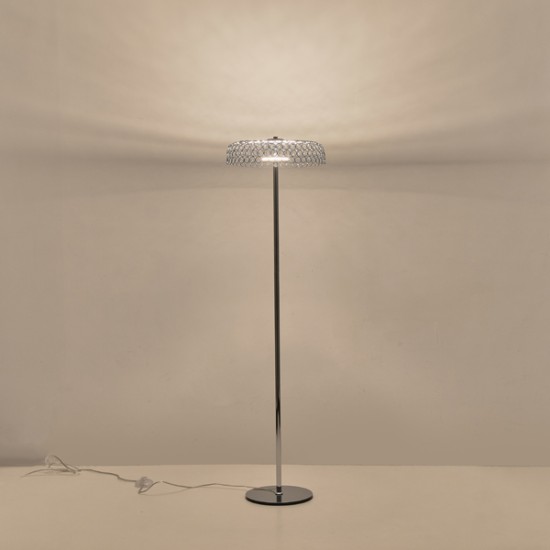 ΦΩΤΙΣΤΙΚΟ ΕΠΙΔΑΠΕΔΙΟ ΜΕΤΑΛΛIKO LED 10W 3000K 1080Lm Φ350x1350mm ΑΣΗΜΙ ARTE ILLUMINA PERFORATO