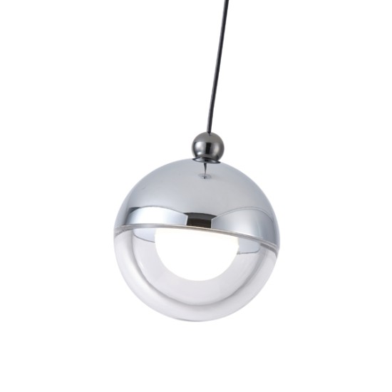 ΦΩΤΙΣΤΙΚΟ ΚΡΕΜΑΣΤΟ ΑΛΟΥΜΙΝΙΟ LED 6W 3000Κ  Φ10 ΑΣΗΜΙ ARTE ILLUMINA MELANIE