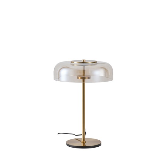 ΦΩΤΙΣΤΙΚΟ ΕΠΙΤΡΑΠΕΖΙΟ ΜΕΤΑΛΛΟ-ΓΥΑΛΙ 8W 3000K 960Lm Φ300x450mm  ΚΟΝΙΑΚ ARTE ILLUMINA LOBBY