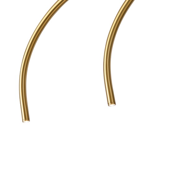 ΦΩΤΙΣΤΙΚΟ ΚΡΕΜΑΣΤΟ AΛΟΥΜΙΝΙΟ-METAΛΛΟ 2ΦΩΤΟ LED 10W 896Lm 3000K 840X20X1500mm ΜΠΡΟΝΖΕ  APSIS