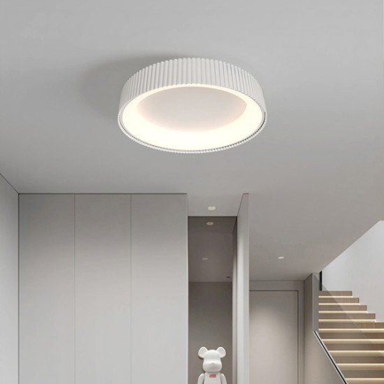 ΠΛΑΦΟΝΙΕΡΑ ΜΕΤΑΛΛΙΚΗ LED 30W 3000K 2262Lm Φ460mm ΛΕΥΚΟ ARTE ILLUMINA HALLO