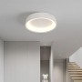 ΠΛΑΦΟΝΙΕΡΑ ΜΕΤΑΛΛΙΚΗ LED 30W 3000K 2262Lm Φ460mm ΛΕΥΚΟ ARTE ILLUMINA HALLO