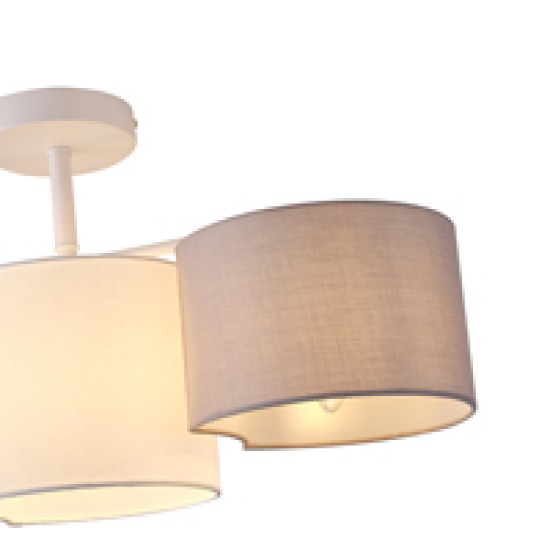 ΦΩΤΙΣΤΙΚΟ ΚΡΕΜΑΣΤΟ ΥΦΑΣΜΑ 3ΦΩΤΟ 3XE14 Φ560mm MAX 15W ΛΕΥΚΟ ARTE ILLUMINA CLOUD