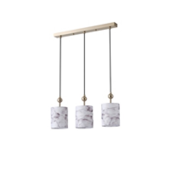 ΦΩΤΙΣΤΙΚΟ ΚΡΕΜΑΣΤΟ 3ΦΩΤΟ 3XE14 ΜΑΧ 15W 570X130X1000mm ARTE ILLUMINA VERONA