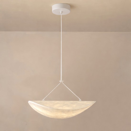 ΦΩΤΙΣΤΙΚΟ ΚΡΕΜΑΣΤΟ TYVEK ΜΟΝΟΦΩΤΟ LED 9W 405Lm 3000K Φ400mm ΛΕΥΚΟ ARTE ILLUMINA NEFI