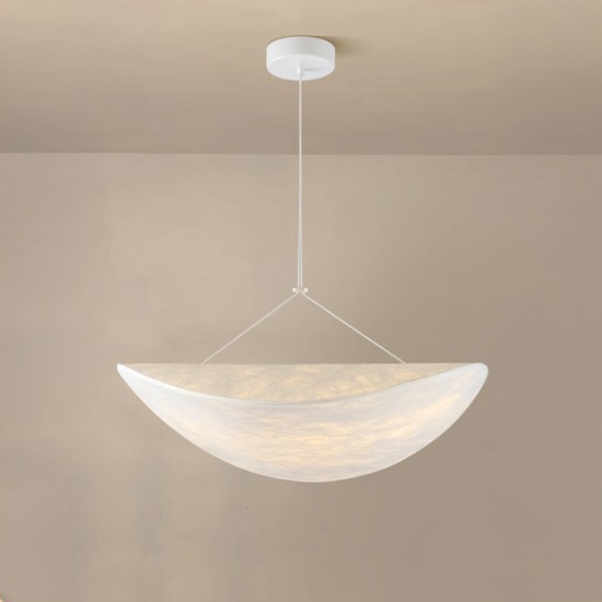 ΦΩΤΙΣΤΙΚΟ ΚΡΕΜΑΣΤΟ TYVEK ΜΟΝΟΦΩΤΟ LED 15W 675Lm 3000K Φ600mm ΛΕΥΚΟ ARTE ILLUMINA NEFI