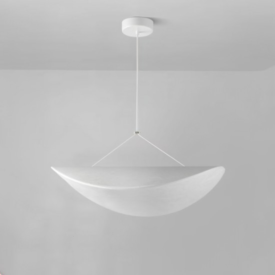 ΦΩΤΙΣΤΙΚΟ ΚΡΕΜΑΣΤΟ TYVEK ΜΟΝΟΦΩΤΟ LED 15W 675Lm 3000K Φ600mm ΛΕΥΚΟ ARTE ILLUMINA NEFI