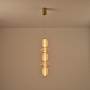 ΦΩΤΙΣΤΙΚΟ ΓΥΑΛΙ-ΜΕΤΑΛΛΟ LED 24W 1900Lm 3000K 250x860x1460mm TRIAC DIMMING ΜΕΛΙ ARTE ILLUMINA VERENA