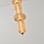 ΦΩΤΙΣΤΙΚΟ ΓΥΑΛΙ-ΜΕΤΑΛΛΟ LED 24W 1900Lm 3000K 250x860x1460mm TRIAC DIMMING ΜΕΛΙ ARTE ILLUMINA VERENA