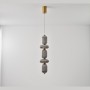 ΦΩΤΙΣΤΙΚΟ ΓΥΑΛΙ-ΜΕΤΑΛΛΟ LED 24W 1900Lm 3000K 250x860x1460mm TRIAC DIMMING ΦΙΜΕ ARTE ILLUMINA VERENA