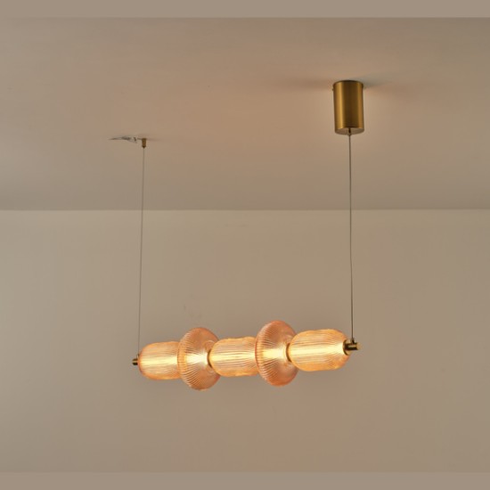 ΦΩΤΙΣΤΙΚΟ ΓΥΑΛΙ-ΜΕΤΑΛΛΟ LED 24W 1900Lm 3000K 250x860x1460mm TRIAC DIMMING ΜΕΛΙ ARTE ILLUMINA VERENA